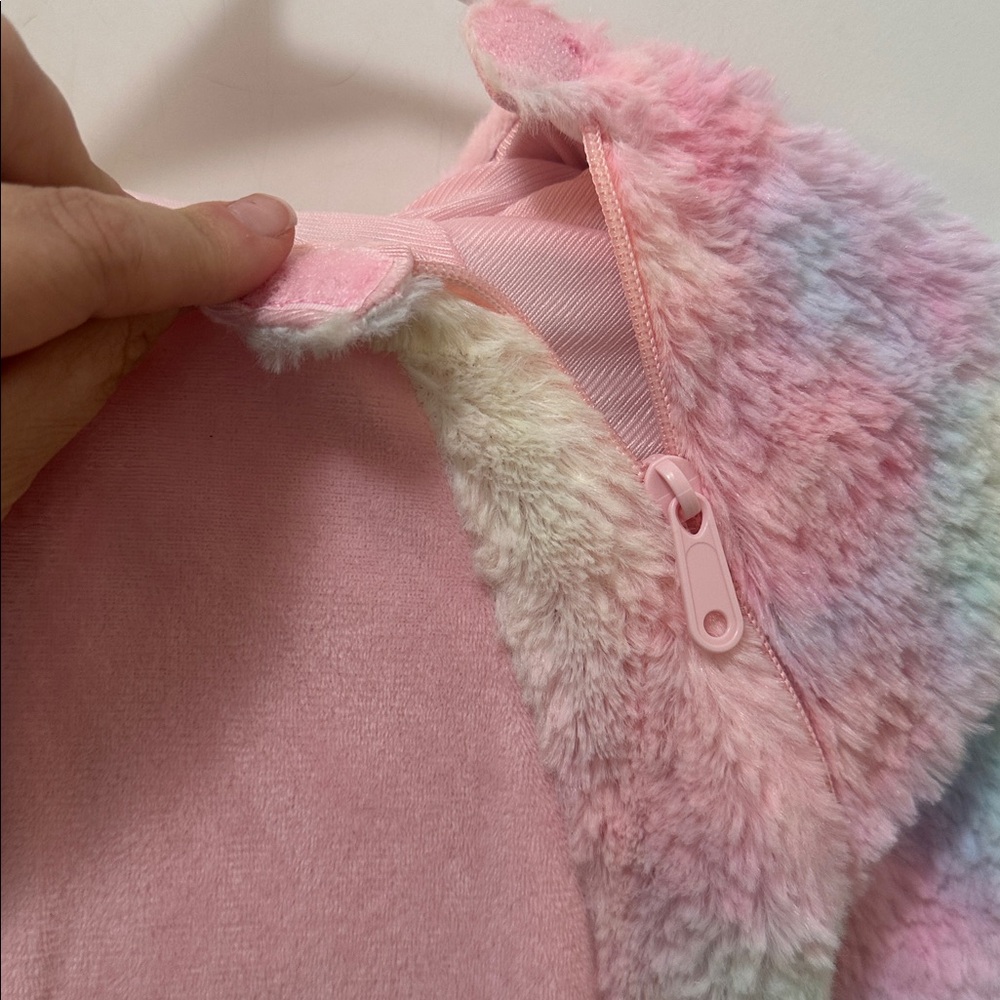 Pegasus Costume With Pastel Fleece for Kids Size 4/5 - Picture 3 of 10